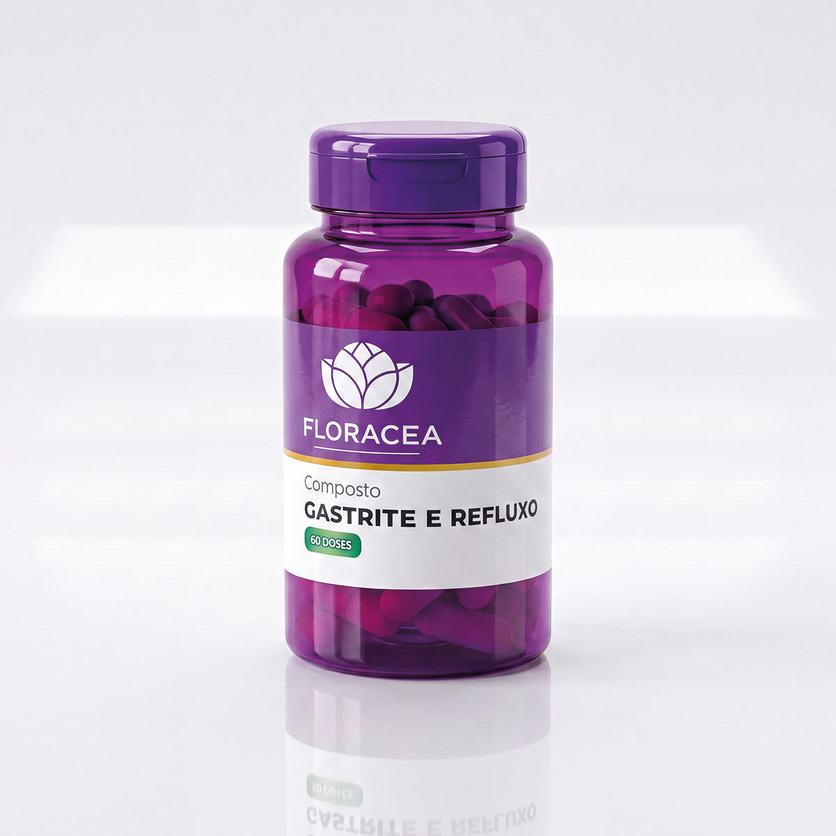 Composto Gastrite e Refluxo 60 Doses
