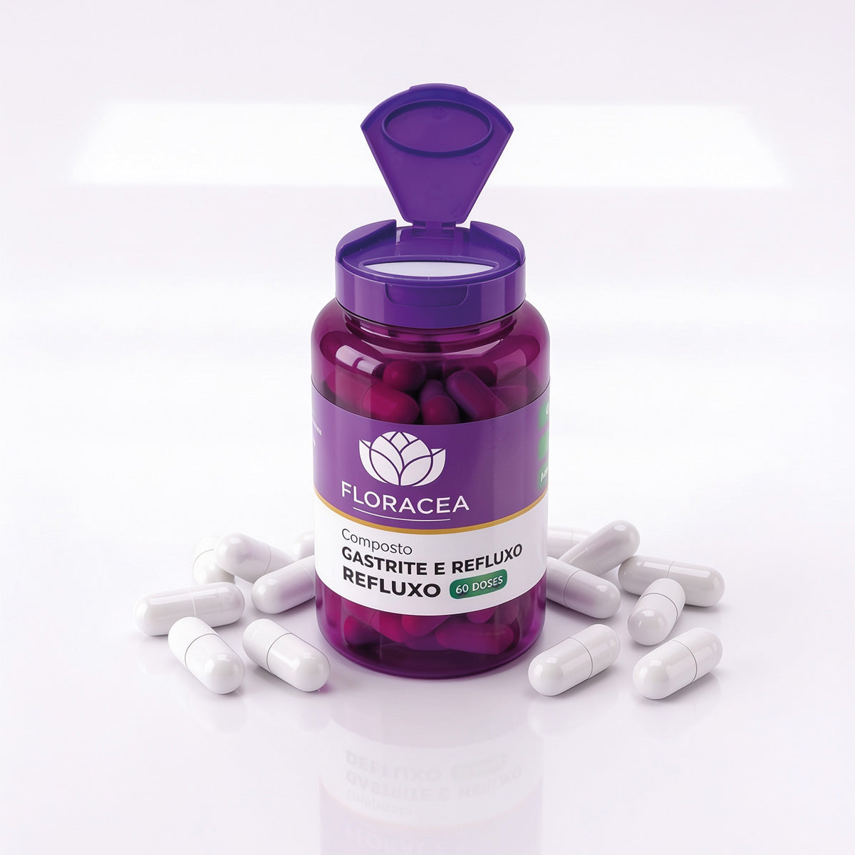 Composto Gastrite e Refluxo 60 Doses