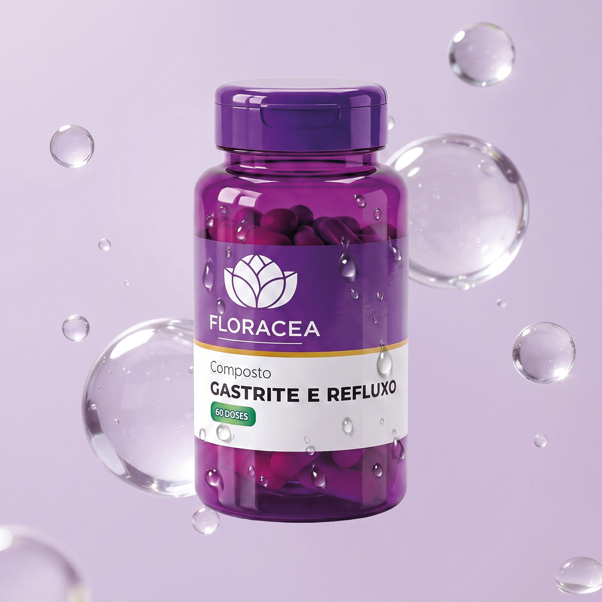 Composto Gastrite e Refluxo 60 Doses
