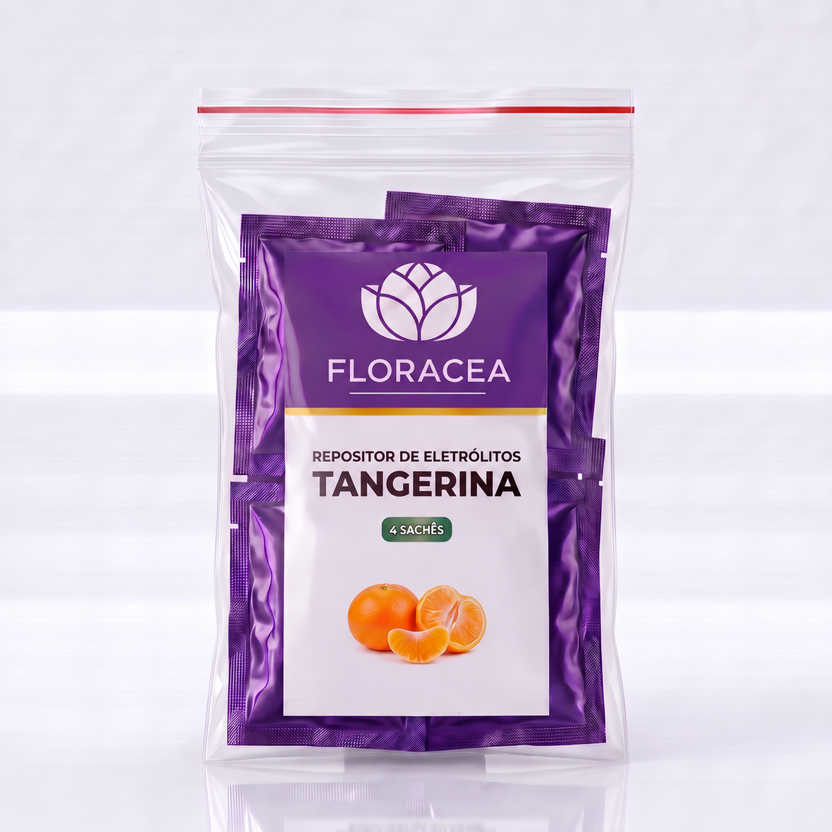 Repositor de Eletrólitos Floracea — Tangerina