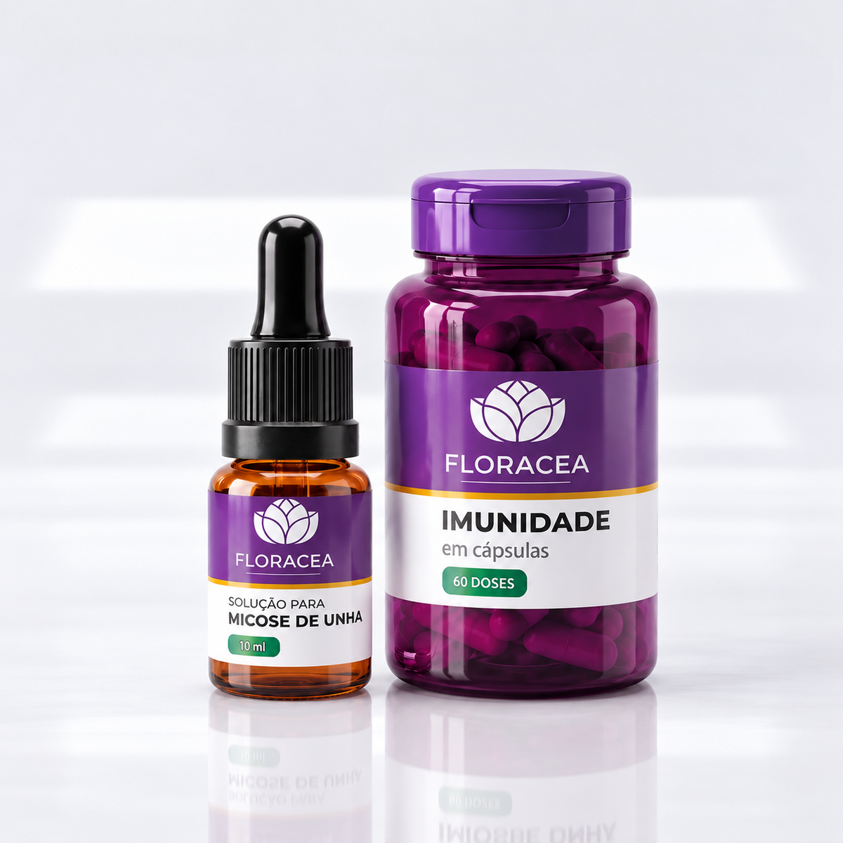 Combo solução de micose + imunidade em cápsulas