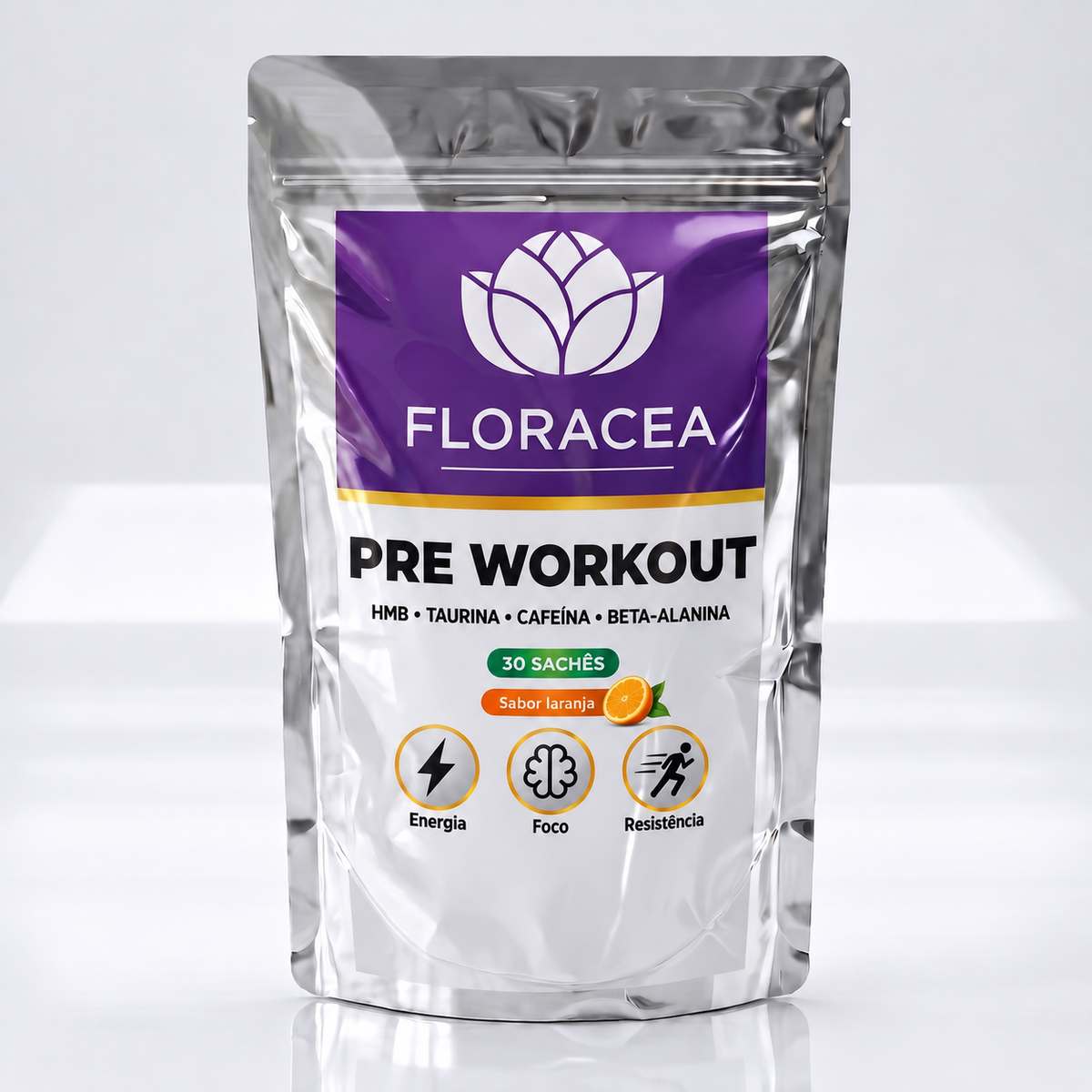 Pre-Workout 30 Sachês Sabor Laranja