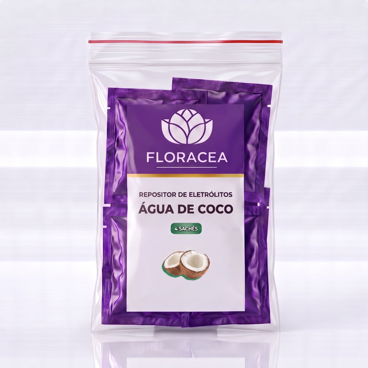 Repositor de Eletrólitos Floracea — Água de Coco