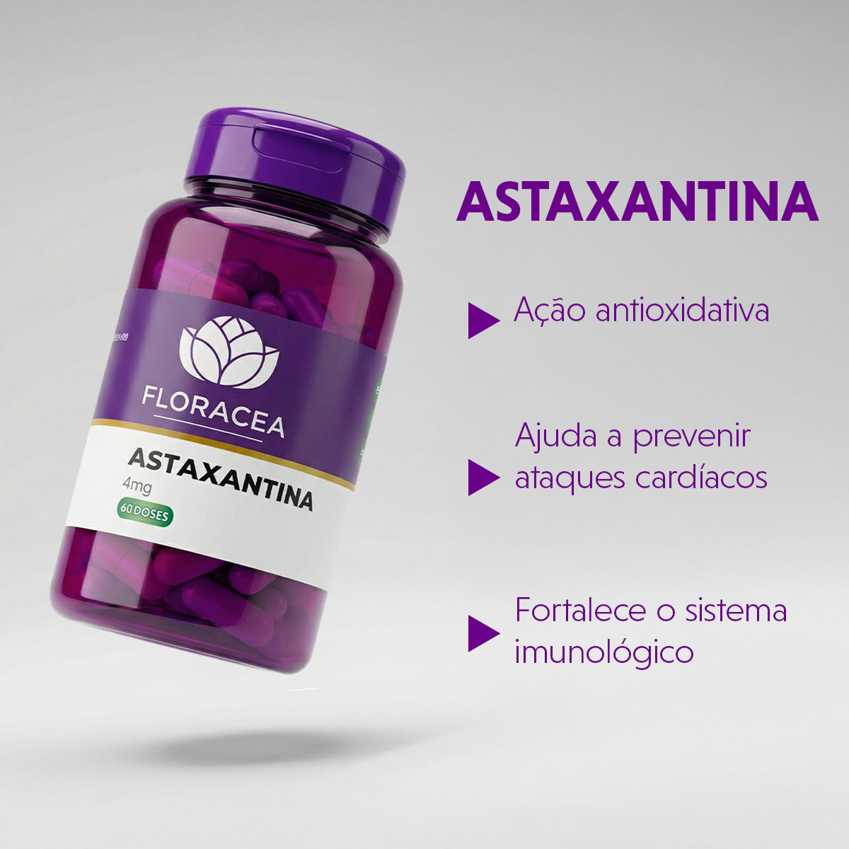 Astaxantina 4mg 60 Doses - imagem 2