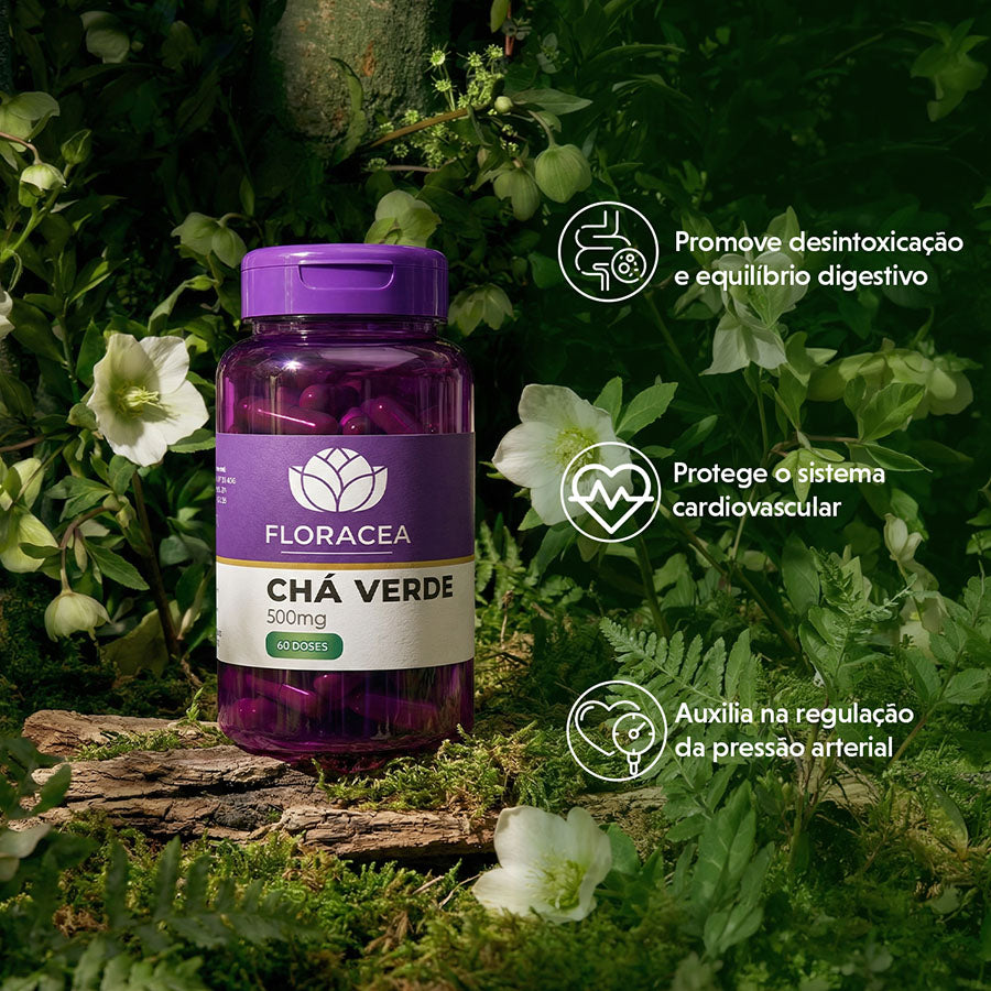 Chá Verde 500mg 60 Doses - imagem 2