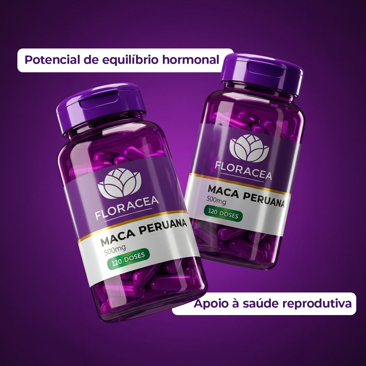 Combo 2 Maca Peruana 500mg 120 Doses - imagem 2