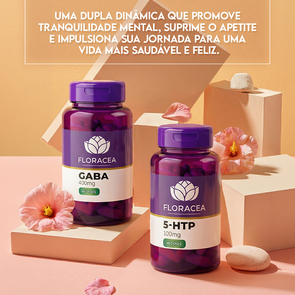 Combo Gaba 400mg 60 Doses + 5-Htp 100mg 60 Doses - imagem 2