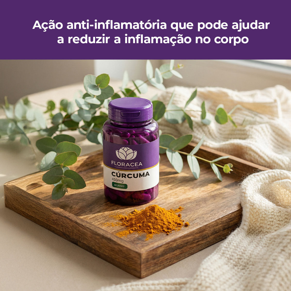 Curcuma 450mg 60 Doses - imagem 2