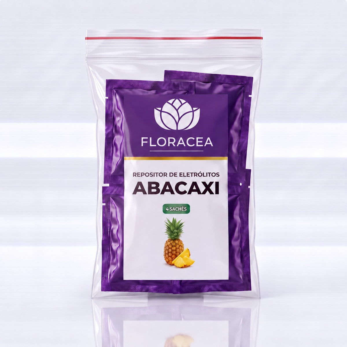 Repositor de Eletrólitos Floracea — Abacaxi