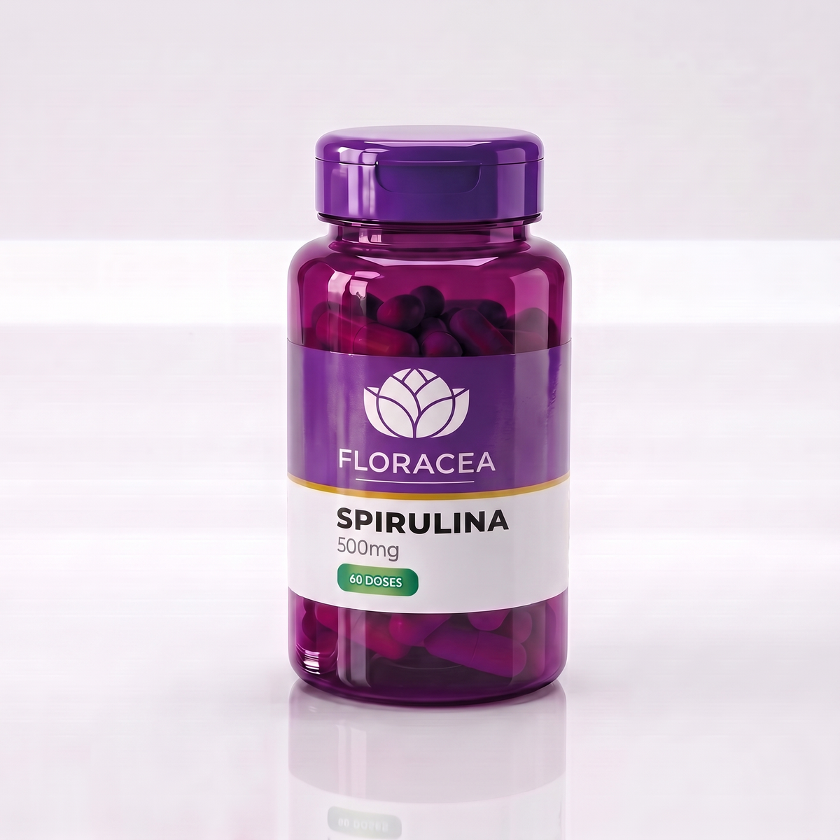 Spirulina 500mg 60 Doses