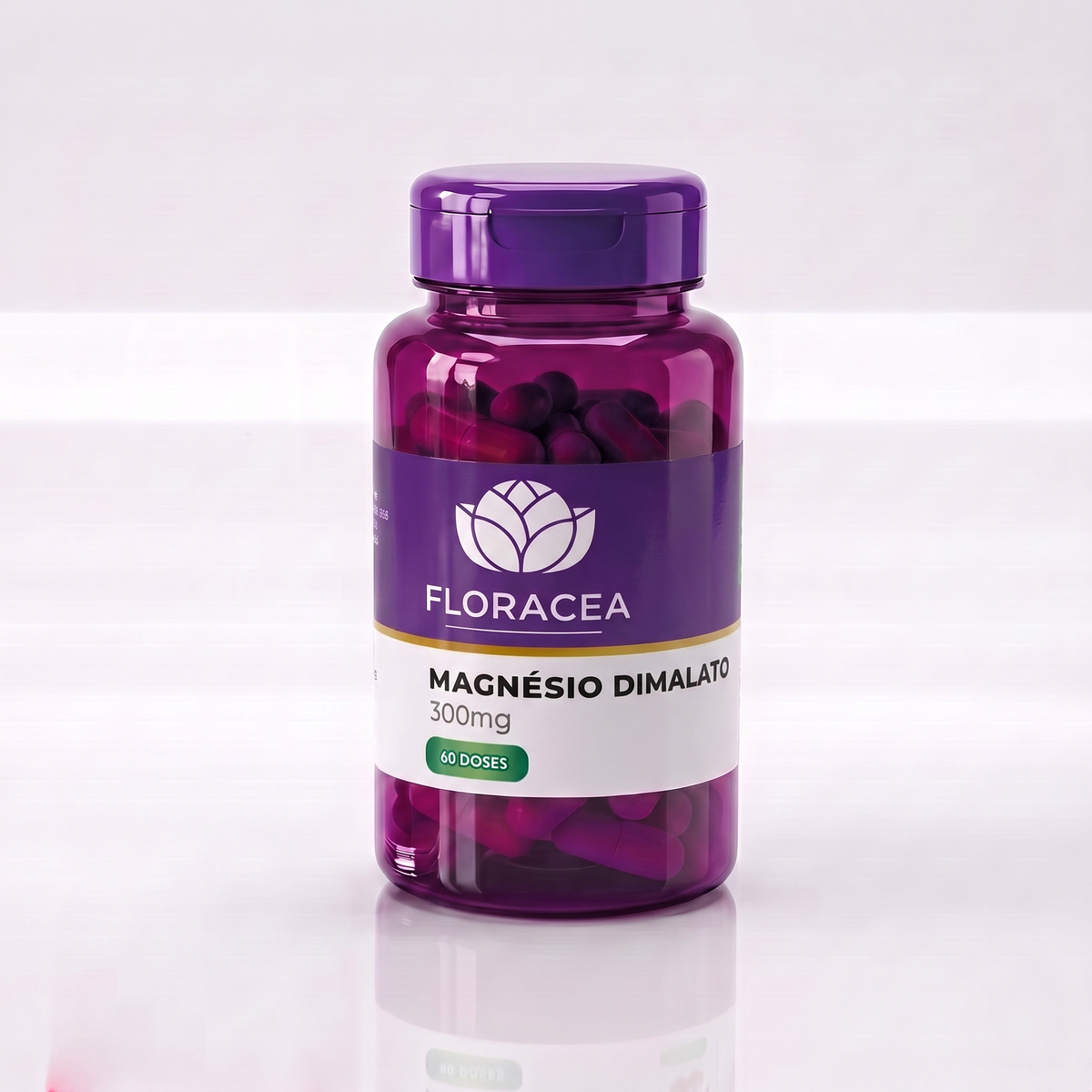 Magnésio Dimalato 300mg 60 Doses
