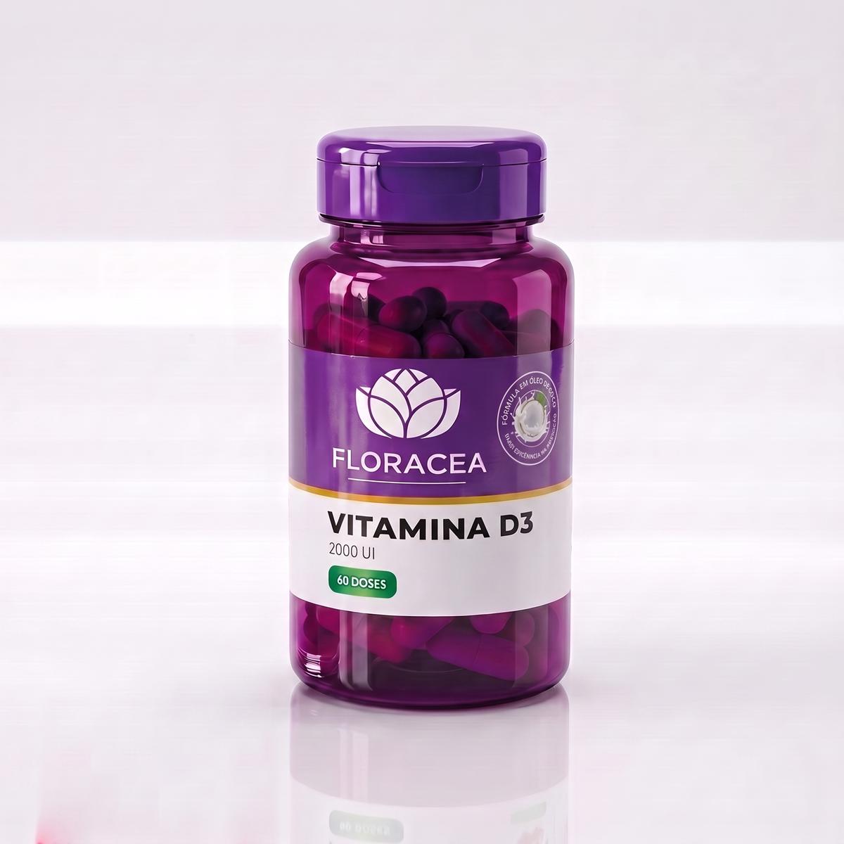 Vitamina D3 2000ui (Cápsulas oleosas) 60 Doses