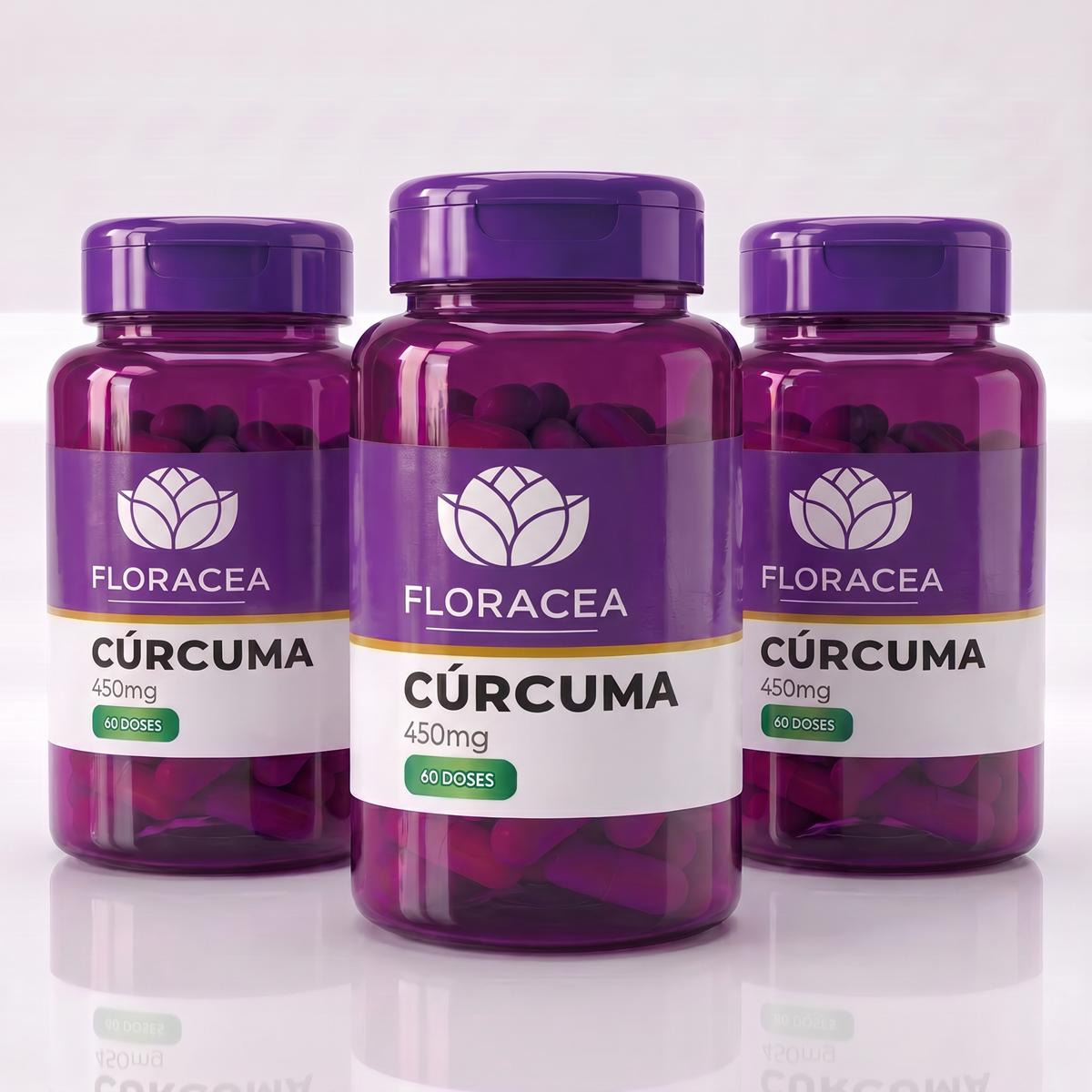 Combo 3 Curcuma 450mg 60 Doses