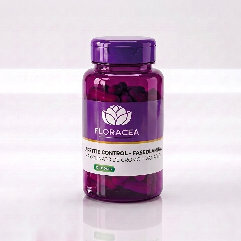 Apetite Control - Faseolamina + Picolinato de Cromo + Vanádio 120 Doses