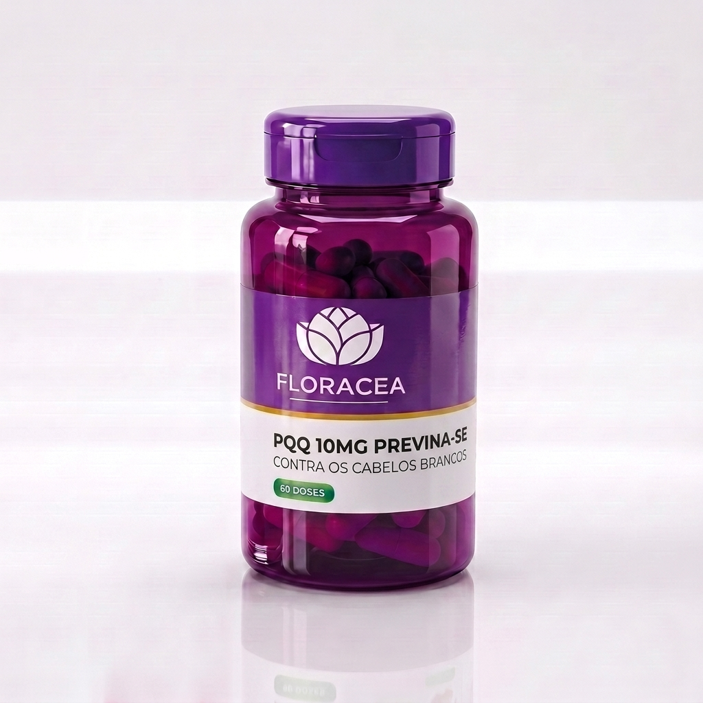PQQ 10mg Previna-se Contra os Cabelos Brancos 60 Doses