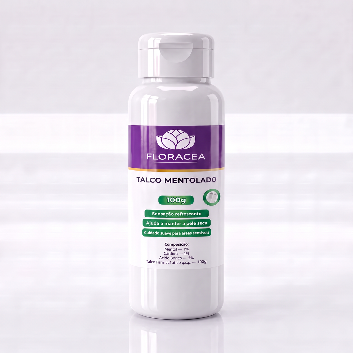 Talco para os Pés Mentolado - 100g