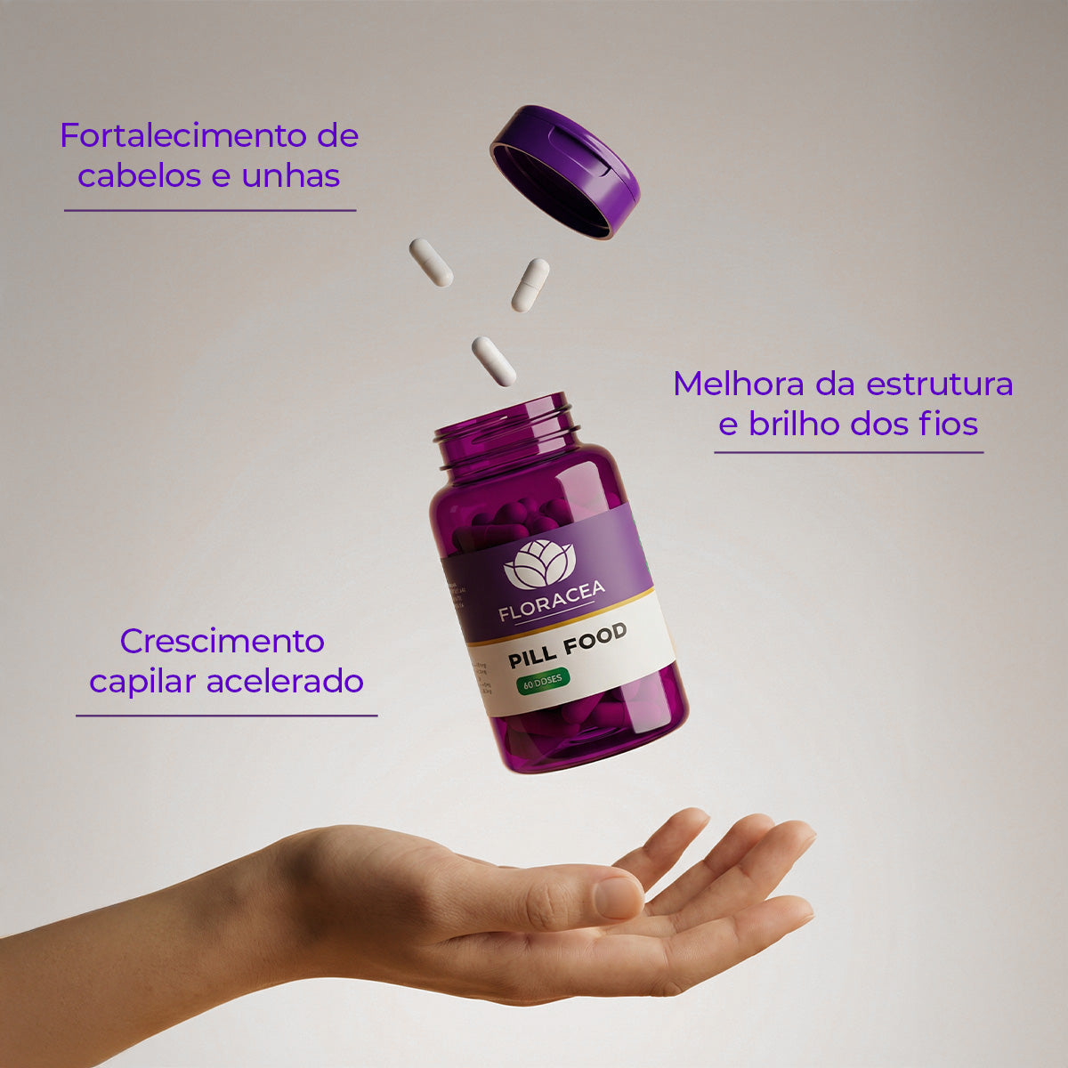 Pill Food 60 Doses - imagem 2