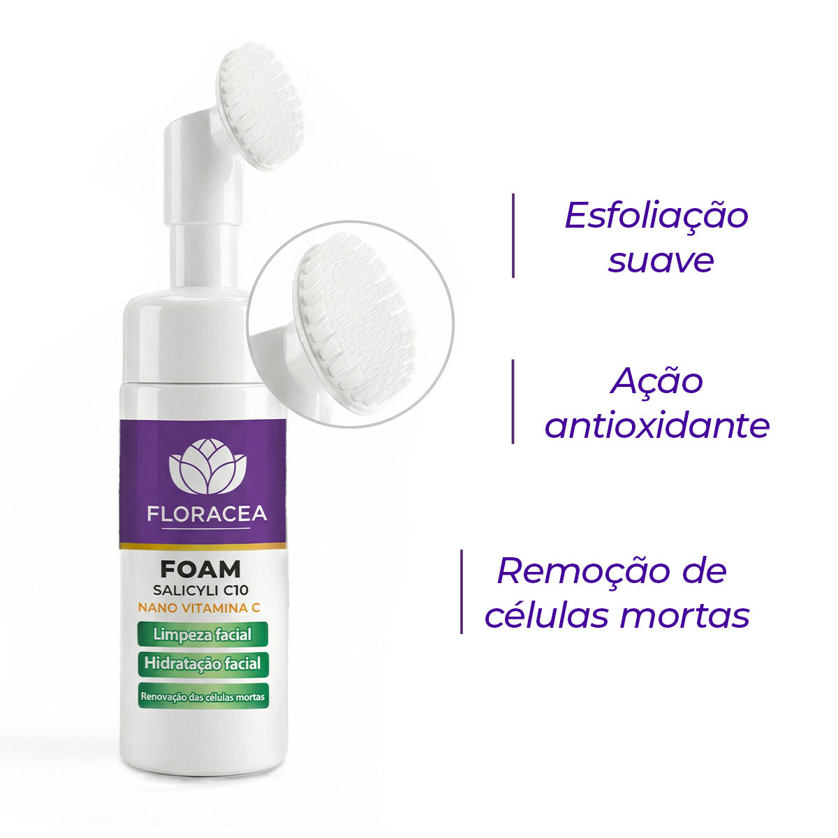 Foam Salicylico C10 (Esfoliante Facial e Hidrantante) 100ml - imagem 3