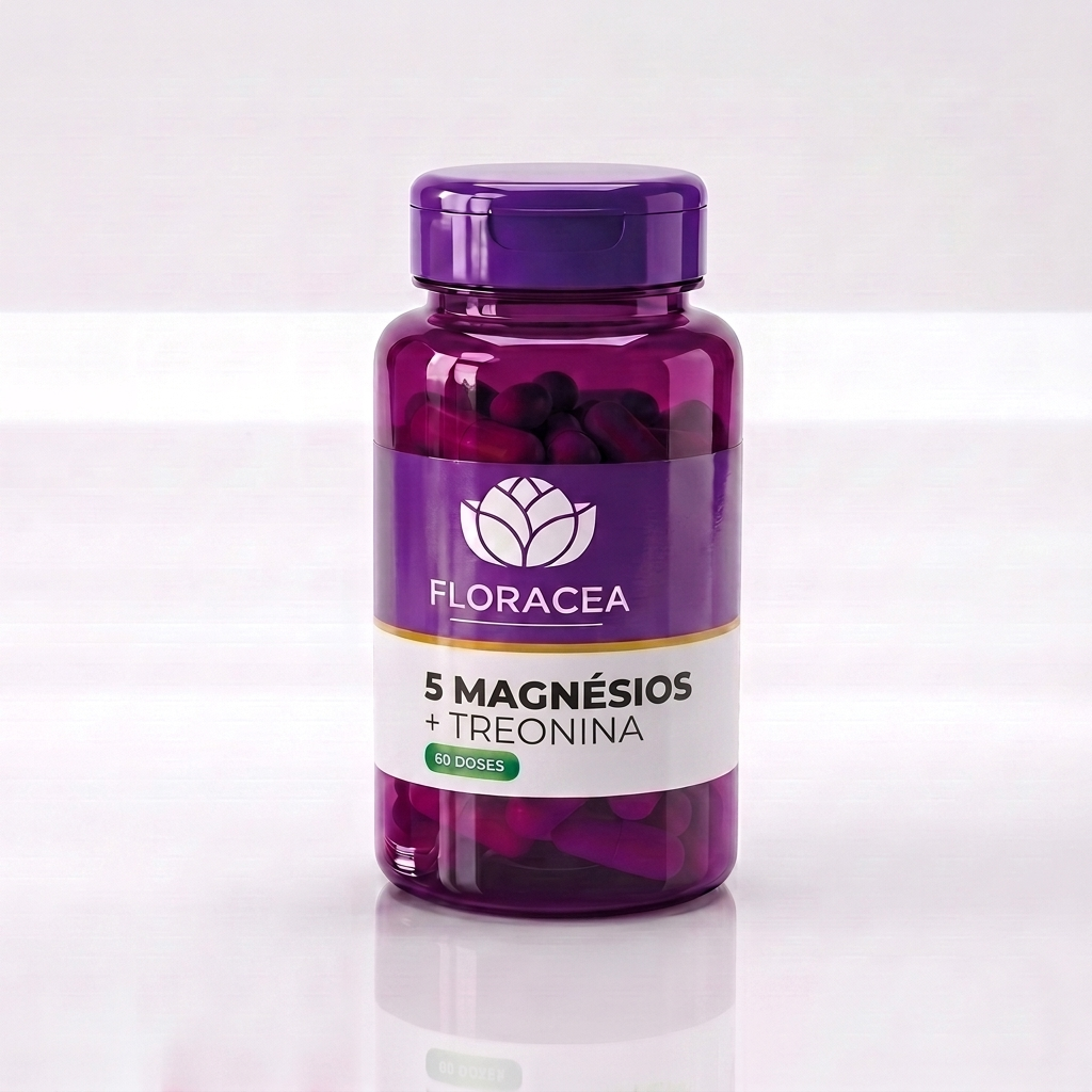 5 Magnésios + Treonina 60 Doses