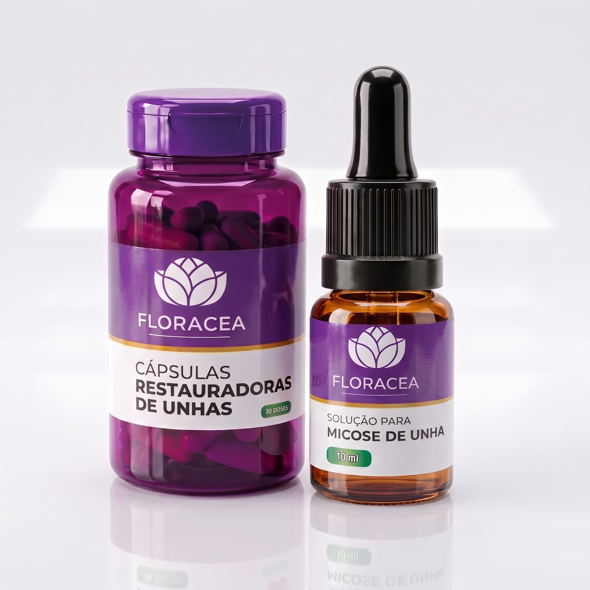 Combo Solução de Micose + Cápsula Restauradora