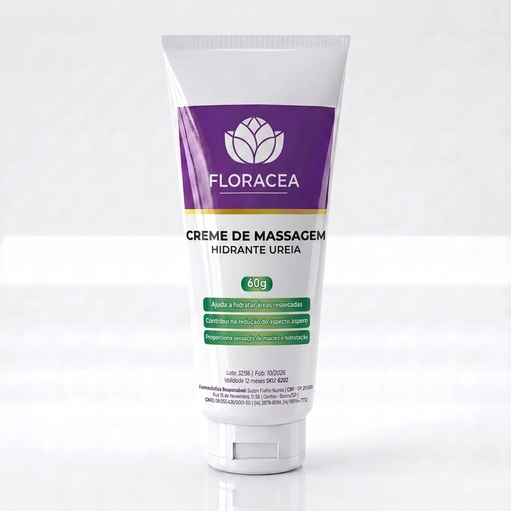 Creme de massagem hidratante ureia 60g