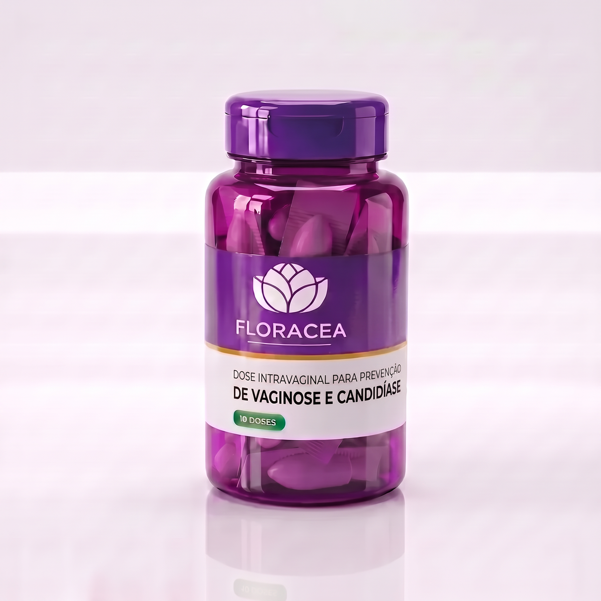 Óvulo intravaginal para prevenção de vaginose e candidíase 10 doses